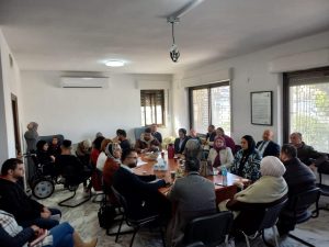 دورة تدريبية حول إتيكيت التعامل مع الأشخاص ذوي الإعاقة لمجموعة من الموظفين الحكوميين وعددًا من العاملين في المجتمع المدني الفلسطيني